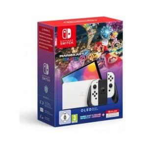NINTENDO CONSOLA NINTENDO SWITCH OLED BLANCA + MARIO KART 8 DELUXE