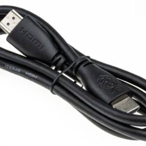RASPBERRY CABLE HDMI 2M NEGRO TIPO A OFICIAL RASPBERRY PI