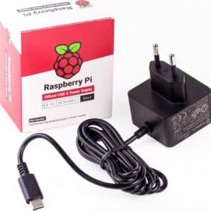 RASPBERRY FUENTE DE ALIMENTACION PI 4 USB-C 5.1V 3A NEGRO