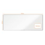NOBO PIZARRA PREMIUM PLUS ACERO LACADO 3000X1200 MM BLANCO