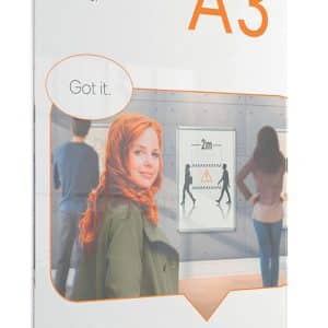 NOBO PANEL PUBLICITARIO ACRÍLICO CON SOPORTE A3