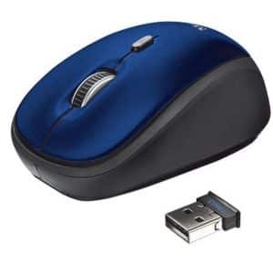 TRUST RATON INALAMBRICO YVI AZUL