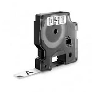 DYMO CINTA AUTOADHESIVA ESTÁNDAR 12MM - OEM TEXTO NEGRO SOBRE FONDO BLANCO. ANCHO: 12 MM. LONGITUD: