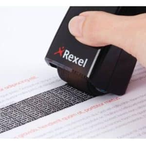 REXEL RODILLO PROTECTOR DE DATOS ID GUARD NEGRO
