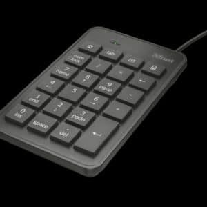 TRUST TECLADO NUMERICO XALAS USB NEGRO