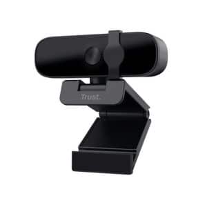 TRUST WEBCAM CON MICRO TANOR NEGRO