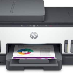 HP MULTIFUNCION SMART TANK 7605 WiFi/ FAX / DUPLEX DEPOSITOS RECARGABLES HP 32 - HP 32XL NEGRA / HP