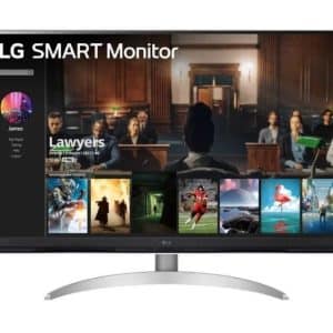 LG MONITOR SMART TV MULTIMEDIA 32SQ700S-W PLATA Y BLANCO HDMI / USB-C/ USB-A/ LAN/ 5MS /IPS/62HZ/4K