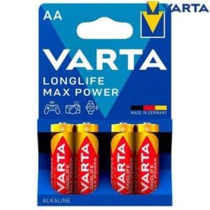 VARTA PAQUETES DE PILAS ALCALINAS VAR10594 MAX POWER AA LR6 BLISTER*4