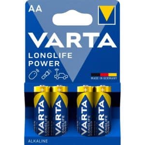 VARTA LONGLIFE POWER PILA ALCALINA AA LR6 pack 4ud