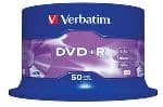 VERBATIM DVD+R 4.7GB 16X 120MIN BOTE 50