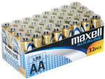 MAXELL MAX73131 PACK 32 PILAS ALCALINAS LR6 AA 1.5V