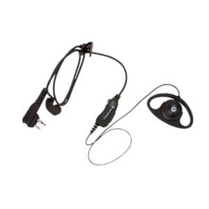 MOTOROLA AURICULARES MICRO HKLN4599A PTT NEGRO PARA WALKIE TALKIE / PTT