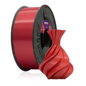WINKLE FILAMENTO ROJO RUBI PLA SILK 1.75MM 300 GR MERRY rojo