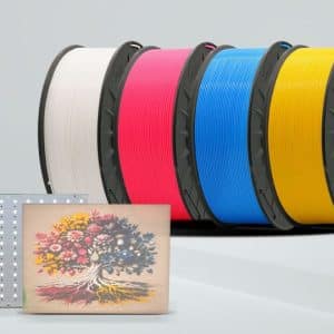 WINKLE FILAMENTO PACK LITOFANIA 300G + LUZ RETROILUMINACIÓN + 1 KG TRANSICION 4 bobinas de 300 gr en