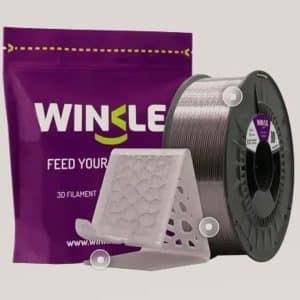 WINKLE FILAMENTO TRANSPARENTE PETG PROTOTIPO 1.75MM 1 KG