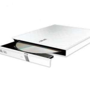 ASUS GRABADORA DVD SLIM EXTERNA USB BLANCA