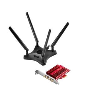 ASUS TARJETA DE rojo WIRELESS PCE-AC88