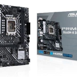ASUS PLACA BASE PRIME B660M-K D4 LGA1700 GEN 12.ª / 2xDDR4 / 2xM.2