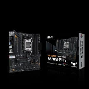 ASUS PLACA BASE TUF GAMING A620M-PLUS AM5 M-ATX MD Ryzen 3, AMD Ryzen 5, AMD Ryzen 7, AMD Ryzen 9