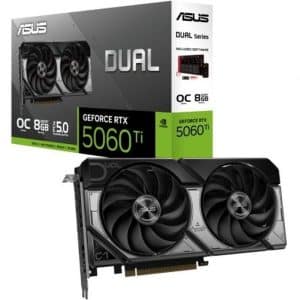ASUS TARJETA GRAFICA DUAL GEFORCE RTX 5060 TI 8GB OC GDDR7