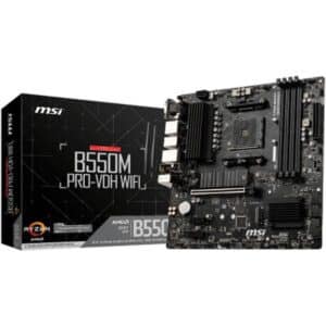 MSI PLACA BASE B550M PRO-VDH WIFI SOCKET AM4 GEN 3.ª / 4xDDR4 / 1xM.2