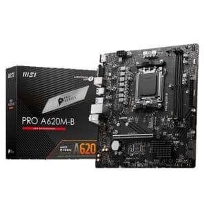 MSI PLACA BASE PRO A620M-B SOCKET AM5 AM5 / A620/ 2DDR4 / 128GB / VGA+HDMI / 2.5GB LAN /