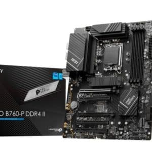 MSI PLACA BASE PRO B760-P DDR4 II 14th/ 13th/ 12th/ ATX/4XDDR4/1 x DP/ 1 xHDMI