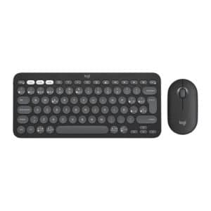 LOGITECH TECLADO Y RATON INALAMBRICO PEBBLE 2 NEGRO