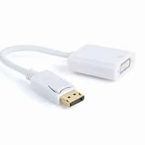 GEMBIRD ADAPTADOR DISPLAYPORT MACHO A DVI HEMBRA 10CM BLANCO