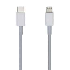 AISENS CABLE USB-C A LIGHTNING 2 M BLANCO