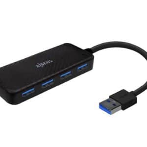 AISENS HUB USB DE USB 3.0 A 4 PUERTOS 3.0 A106-0713 15 CM