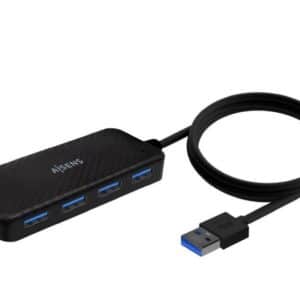 AISENS HUB USB DE USB 3.0 A 4 PUERTOS 3.0 A106-0714 60 CM