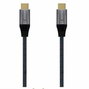 AISENS CABLE USB-C A USB-C 2.0 1M GRIS 5A 100W