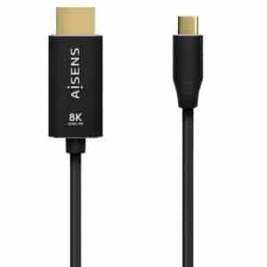 AISENS CABLE USB-C A HDMI 8K MACHO 2M/ NEGRO
