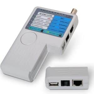 AISENS TESTER CABLE RJ-45 / RJ-12 / RJ-11/ USB / COAXIAL