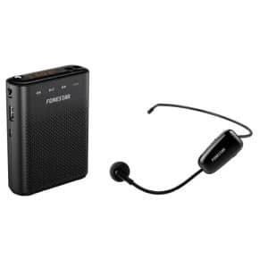 FONESTAR MICROFONO INALAMBRICO AMPLIFICADO PORTATIL ALTA-VOZ-W30 GRABADOR/REPRODUCTOR