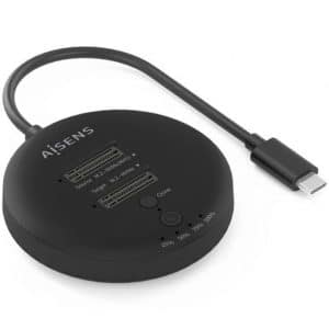 AISENS DOCKING PARA SSD USB 3.2 GEN2 M.2 NMVE ASDS-2M2N05-BK GRIS