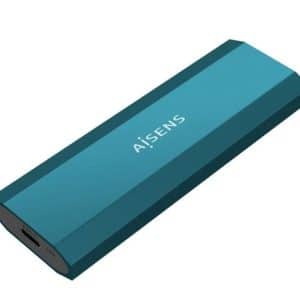 AISENS CAJA EXTERNA ASM2-019BLU SSD M.2 SATA NVME USB 3.1/ SIN TORNILLOS/ AZUL