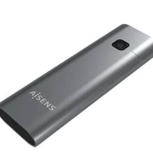 AISENS CAJA EXTERNA AASM2-021GR SSD M.2 NVME USB 3.1 GEN 2/ SIN TORNILLOS/ GRIS