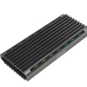 AISENS CAJA EXTERNA AASM2-021GR SSD M.2 SATA NVME USB 3.2 GEN 2/ SIN TORNILLOS/ GRIS