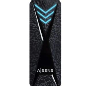 AISENS CAJA EXTERNA ASM2-RGB013B SSD M.2 NVME USB 3.2 GEN 2/ SIN TORNILLOS