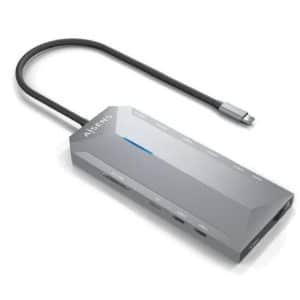 AISENS DOCKING ASUC-12P005-GR GRIS 2 HDMI/ 2 USB/ 2 USB-C/ 1 RJ45/ 1 AUDIO/ 1 LECTOR DE TARJETAS/ 1