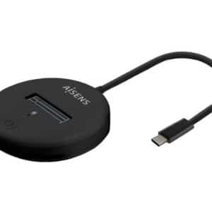 AISENS ADAPTADOR DOCK USB-C PARA SSD M2 SATA/ NEGRO NVME NGFF AISENS ASUC-M2D013-BK