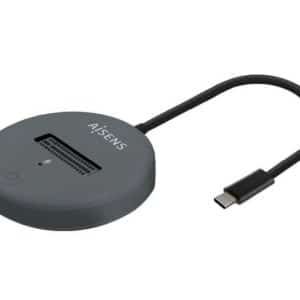 AISENS ADAPTADOR DOCK USB-C PARA SSD M2 SATA/ GRIS NVME NGFF AISENS ASUC-M2D014-GR