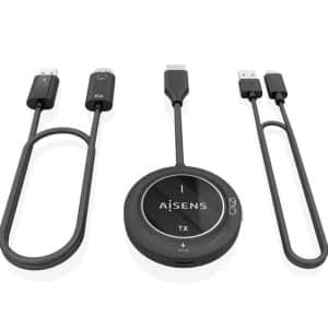AISENS ADAPTADOR / TRANSMISOR DE VIDEO INALAMBRICO HDMI ASWL-H2K30M002-BK
