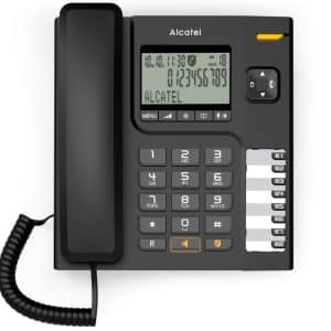 ALCATEL TELEFONO CON CABLE T78 NEGRO