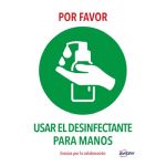 GENERICO AVERY SEÑALIZACIÓN ADHESIVA PERMANENTE USAR EL DESINFECTANTE POLIESTER DINA4 -2U-