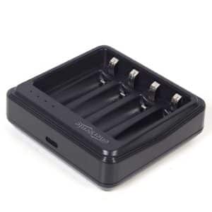 ENERGENIE CARGADOR DE batería USB PARA PILAS AA/AAA NEGRO