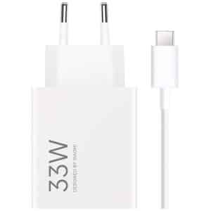XIAOMI CARGADOR DE PARED 33W HYPERCHARGE USB-A BLANCO CARGADOR + CABLE